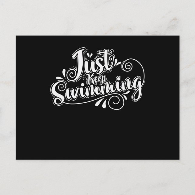 Carte Postale Baden Ne Cesse Pas De Nager (Devant)