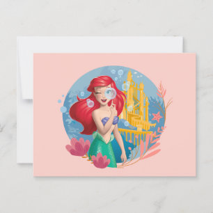 Carte Postale Badge de bulle d'Ariel