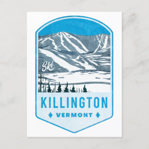 Carte Postale Badge de ski de Killington