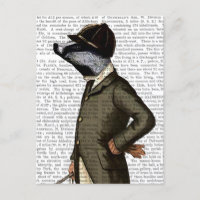 Badger The Rider Portrait