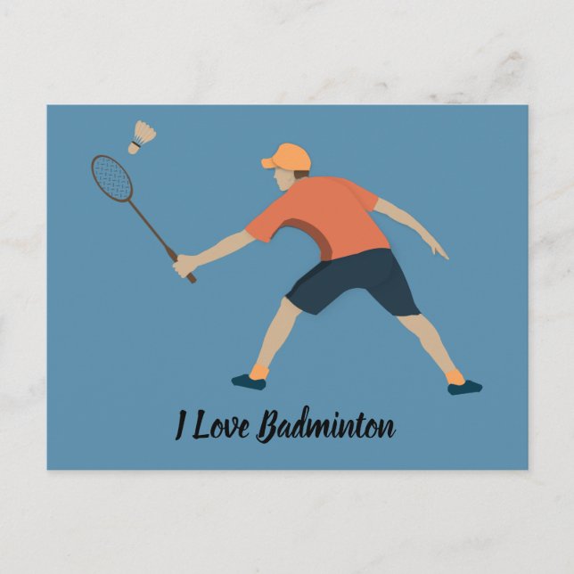 Carte Postale Badminton (Devant)