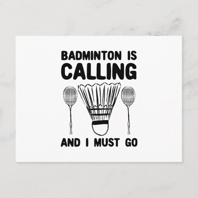 Carte Postale Badminton - Badminton (Devant)