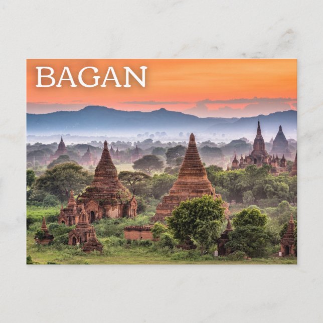 Carte postale Bagan, Myanmar (Birmanie) (Devant)