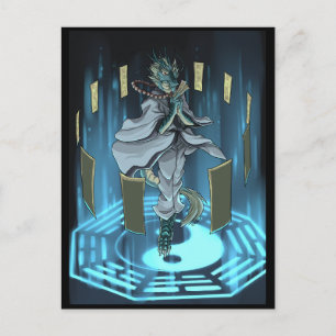 Carte Postale Bague magique Yin Yang