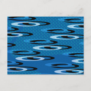 Carte Postale Bagues bleues