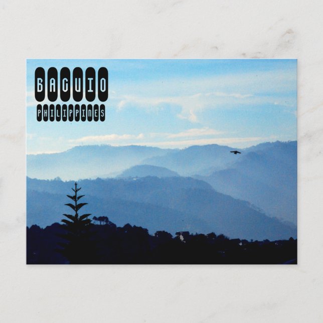 Carte Postale Baguio aux Philippines (Devant)