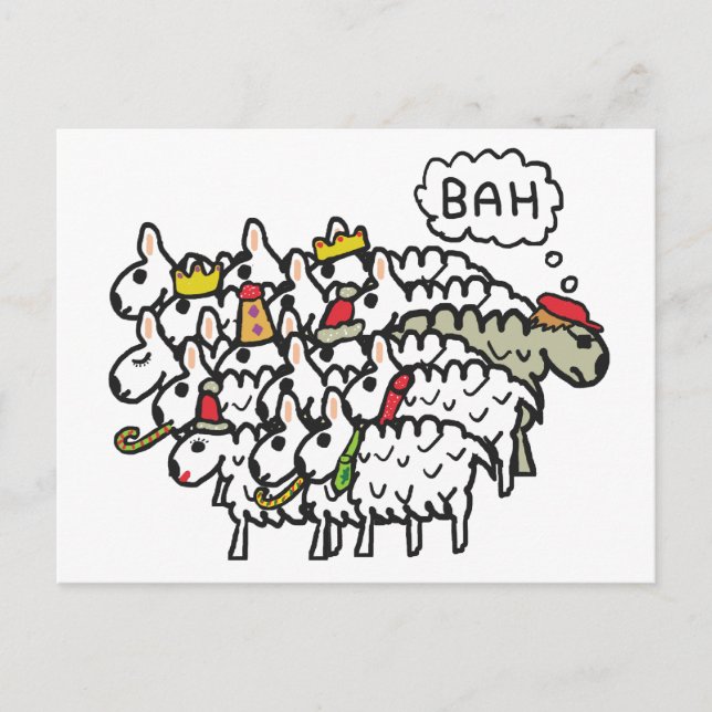 Carte Postale Bah Humbug (Devant)