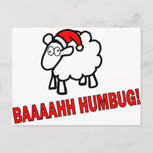 Carte Postale Bah Humbug !