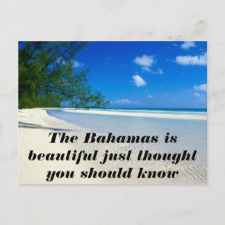 Carte postale Bahamas
