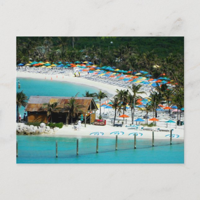 Carte Postale Bahamas - Andros Sud - Castaway Cay (Devant)