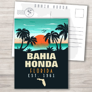 Carte Postale Bahia Honda Key Florida Retro Sunset Souvenirs