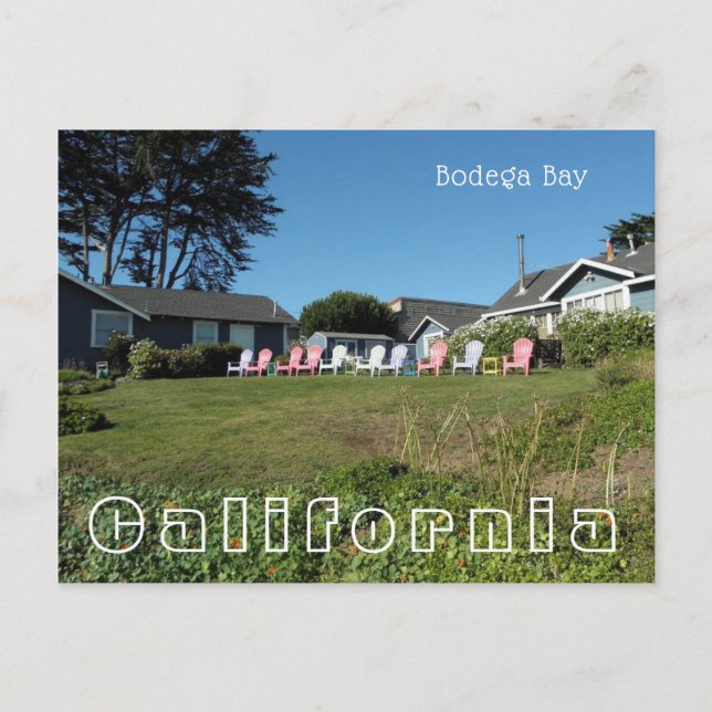 Carte Postale Baie de Bodega (Devant)