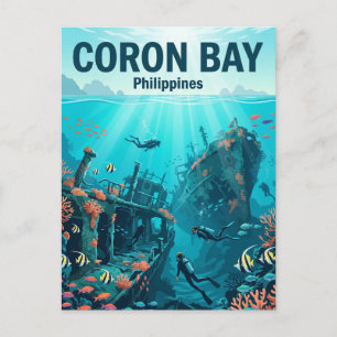 Carte Postale Baie de Coron Philippines