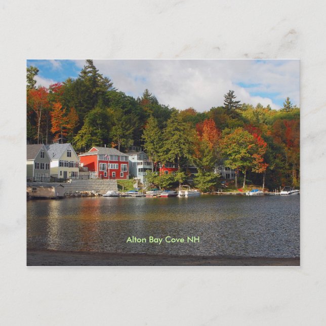 Carte Postale baie de cove, baie d'Alton NH (Devant)