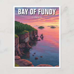 Carte Postale Baie de Fundy Nouvelle-Écosse Canada