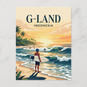 Carte Postale Baie de Grajagan Indonésie