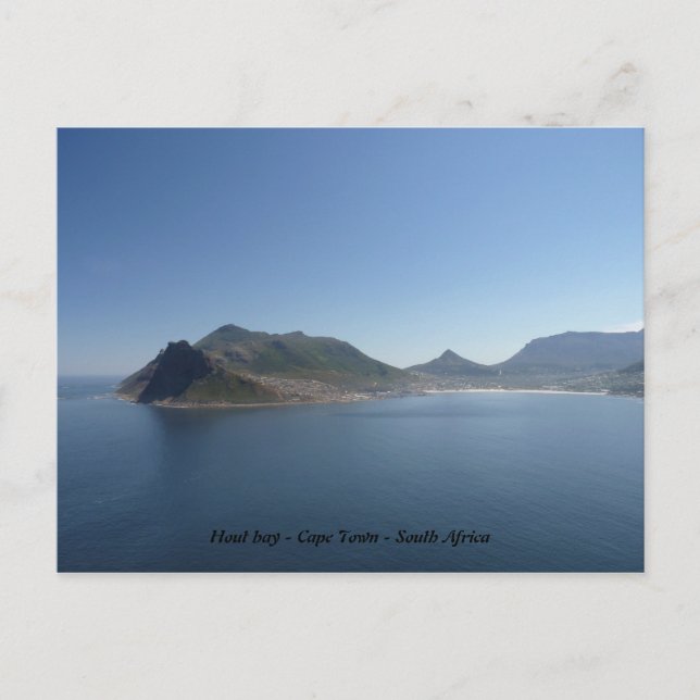 Carte Postale Baie de Hout - Le Cap - Afrique du Sud (Devant)
