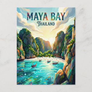 Carte Postale Baie de Maya Thaïlande