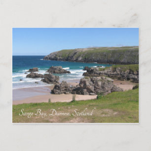 Carte Postale Baie de Sango, Durité, Écosse
