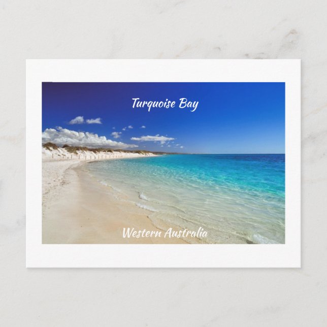 Carte Postale Baie de Turquoise (Devant)