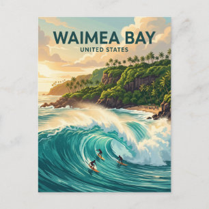 Carte Postale Baie de Waimea Hawaii