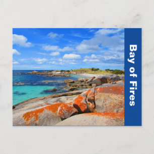 Carte Postale Baie des incendies, Tasmanie, Australie
