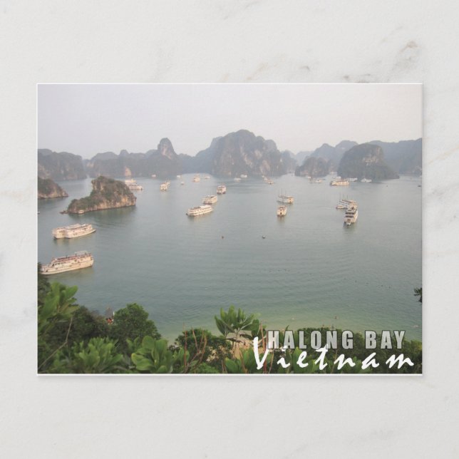 Carte Postale Baie d'Halong, Vietnam (Devant)