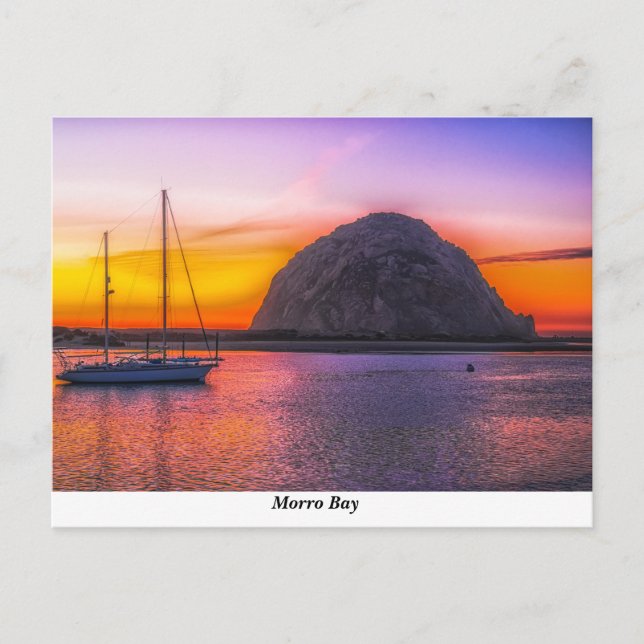 Carte Postale Baie Morro Au coucher Du Soleil (Devant)