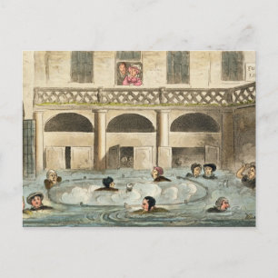 Carte Postale Baignade publique à Bath ou Stewing Alive, imprime