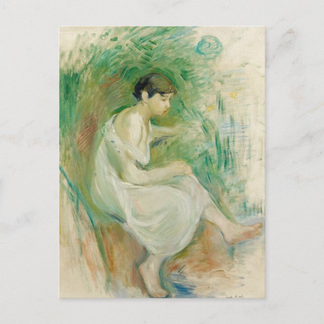 Carte Postale Baigneuse en Chemise | Berthe Morisot (Devant)