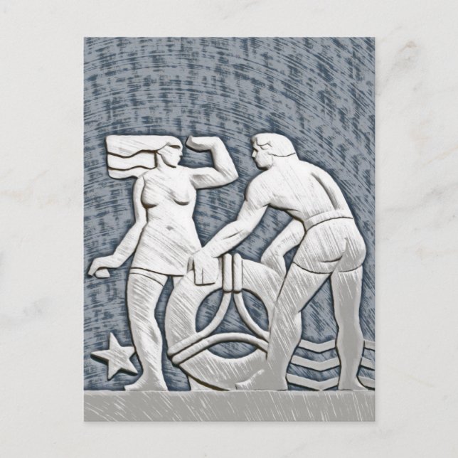 Carte Postale Baignoires (Devant)