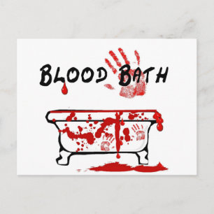 Carte Postale Bain de sang