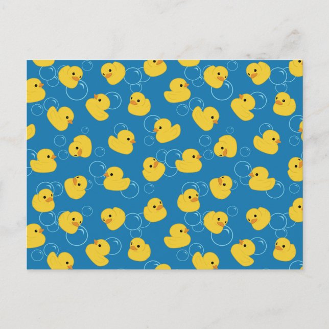 Carte Postale Bain Jaune Cume Canard (Devant)