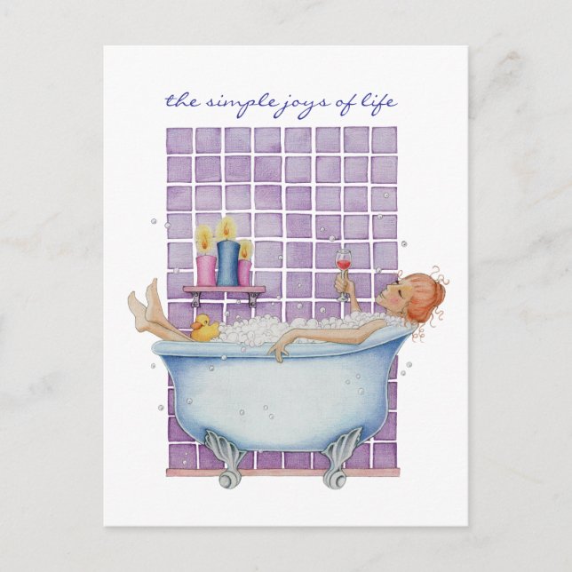 Carte postale Bain Joy (Devant)