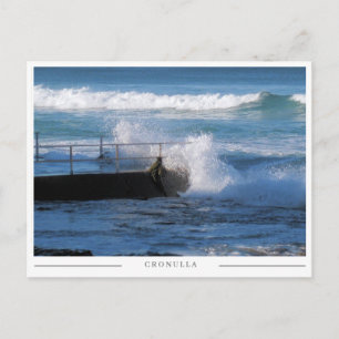 Carte Postale Bains océaniques de Cronulla – Sydney Australie