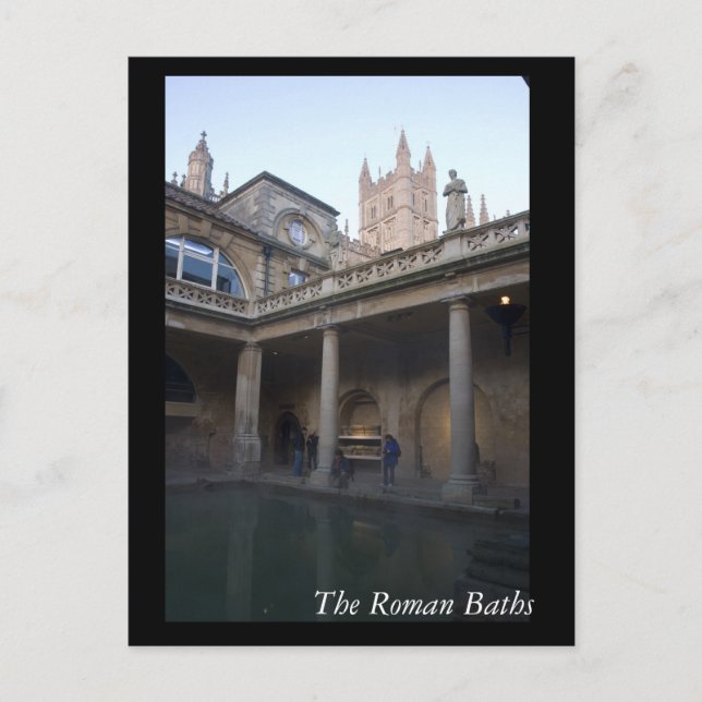 Carte Postale Bains Romains, Bain, Angleterre (Devant)