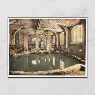 Carte Postale Bains romains et abbaye, Bain circulaire, Bain, En