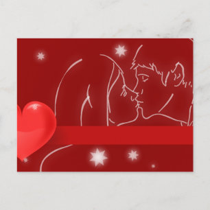 Carte Postale Baiser