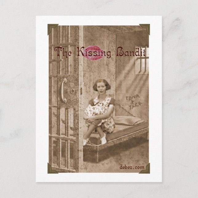 Carte Postale Baiser Bandit (Devant)