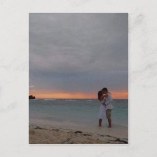 Carte Postale baiser de plage