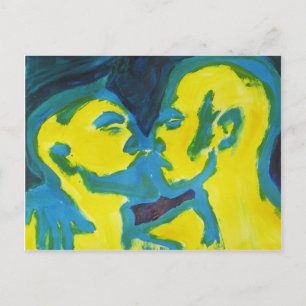 Carte Postale Baiser électrique