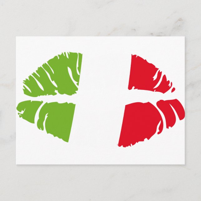 Carte Postale baiser italie (Devant)
