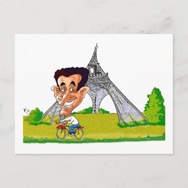 Carte Postale Baisers de France SARKOZY (Devant)