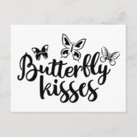 Baisers de papillon Papillons Noir Blanc Mariage