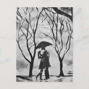 Carte Postale Baisers de Rainy Day