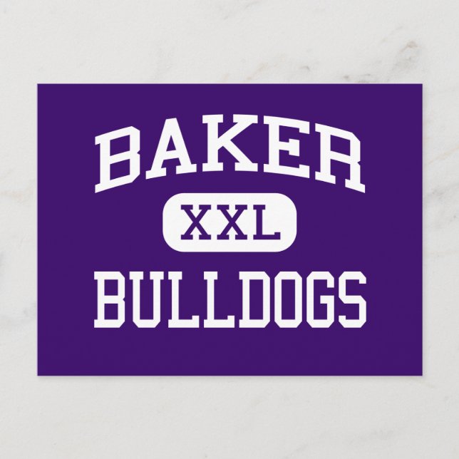 Carte Postale Baker - Bulldogs - Senior - Baker City Oregon (Devant)