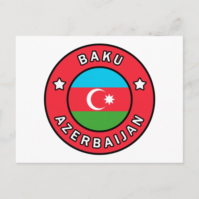 Carte Postale Bakou Azerbaïdjan (Devant)