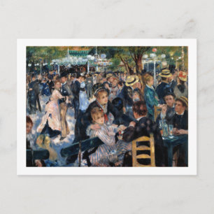 Carte Postale Bal au Moulin de la Galette, Auguste Renoir