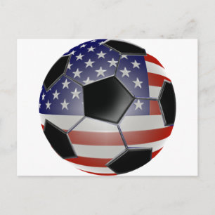 Carte Postale Bal de football américain