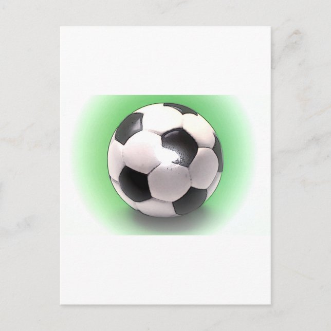 Carte Postale Bal de football britannique (Devant)